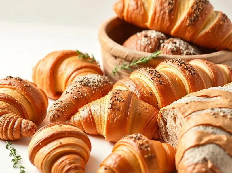 معجنات وخبز طازج من المخبز